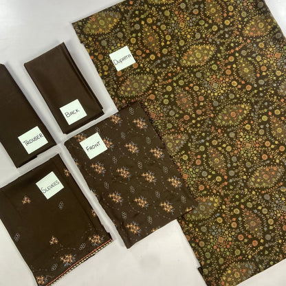 Sui Dhaga By Hajvery Embroidered Dhanak 3-PC