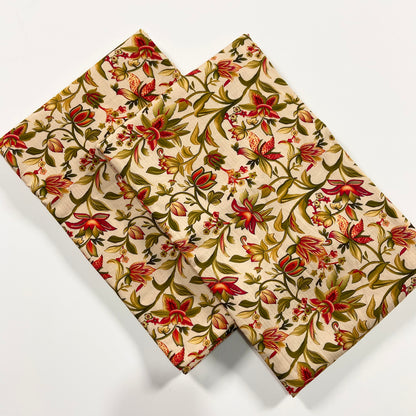 Anaya Noor Printed Bana Dora Slub Linen 2PC