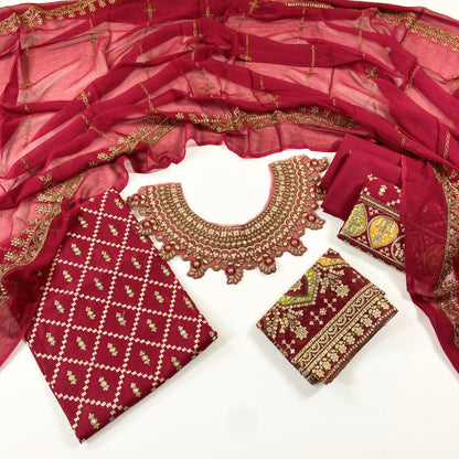 Zarmeen & Emaan Premium Emb Lawn-3PC