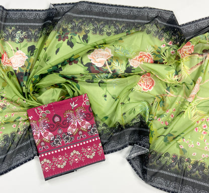 Edenrobe Digital Printed Lawn-2PC