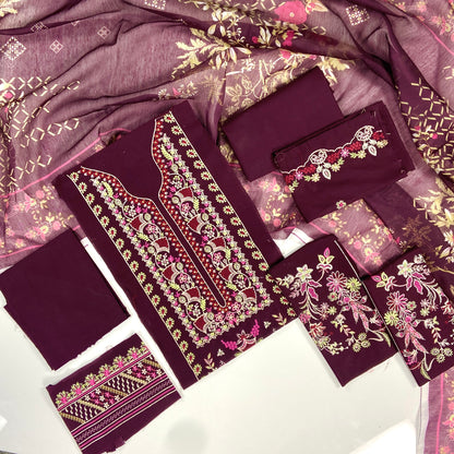 Baroque Embroidered Lawn 3PC