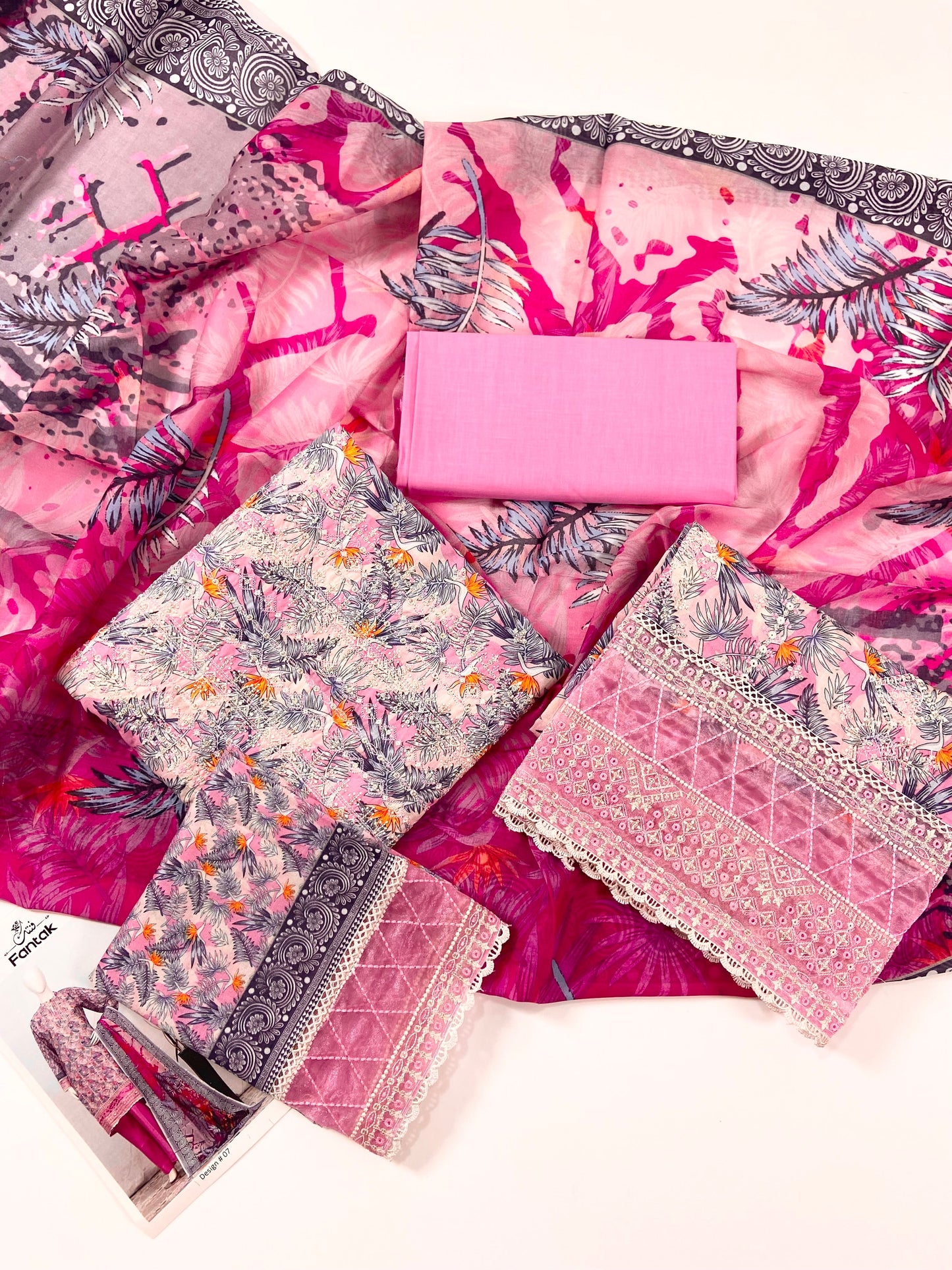 Fantak By Anaya Noor Heavy Emb Lawn 3PC