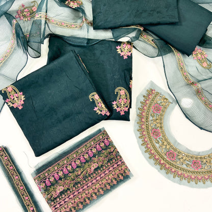 Agha Jaan Viscous Jacquard 3PC