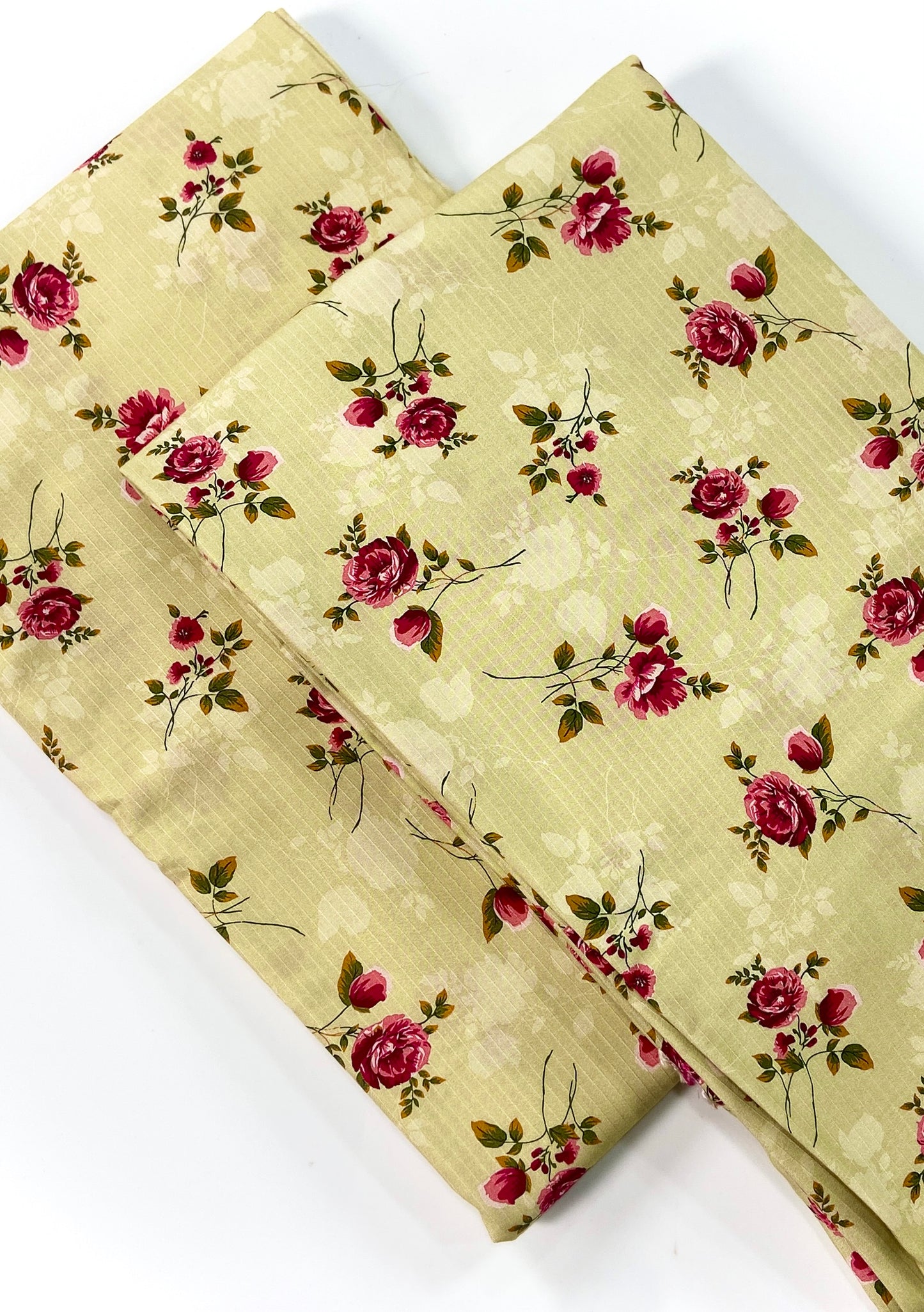 Anaya Noor Printed Bana Dora Slub Linen 2PC