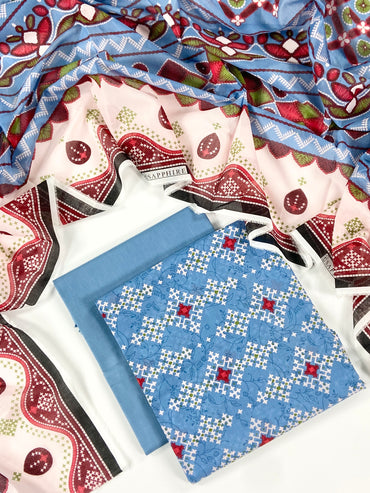 Sapphire Day to Day Digital Printed Lawn 3PC