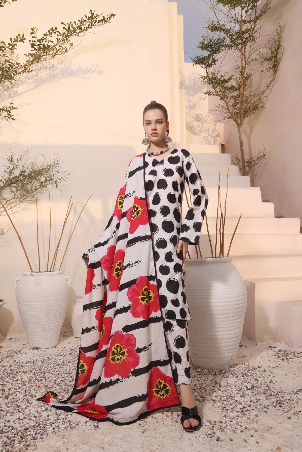 Baroque Digital Printed Lawn 3PC