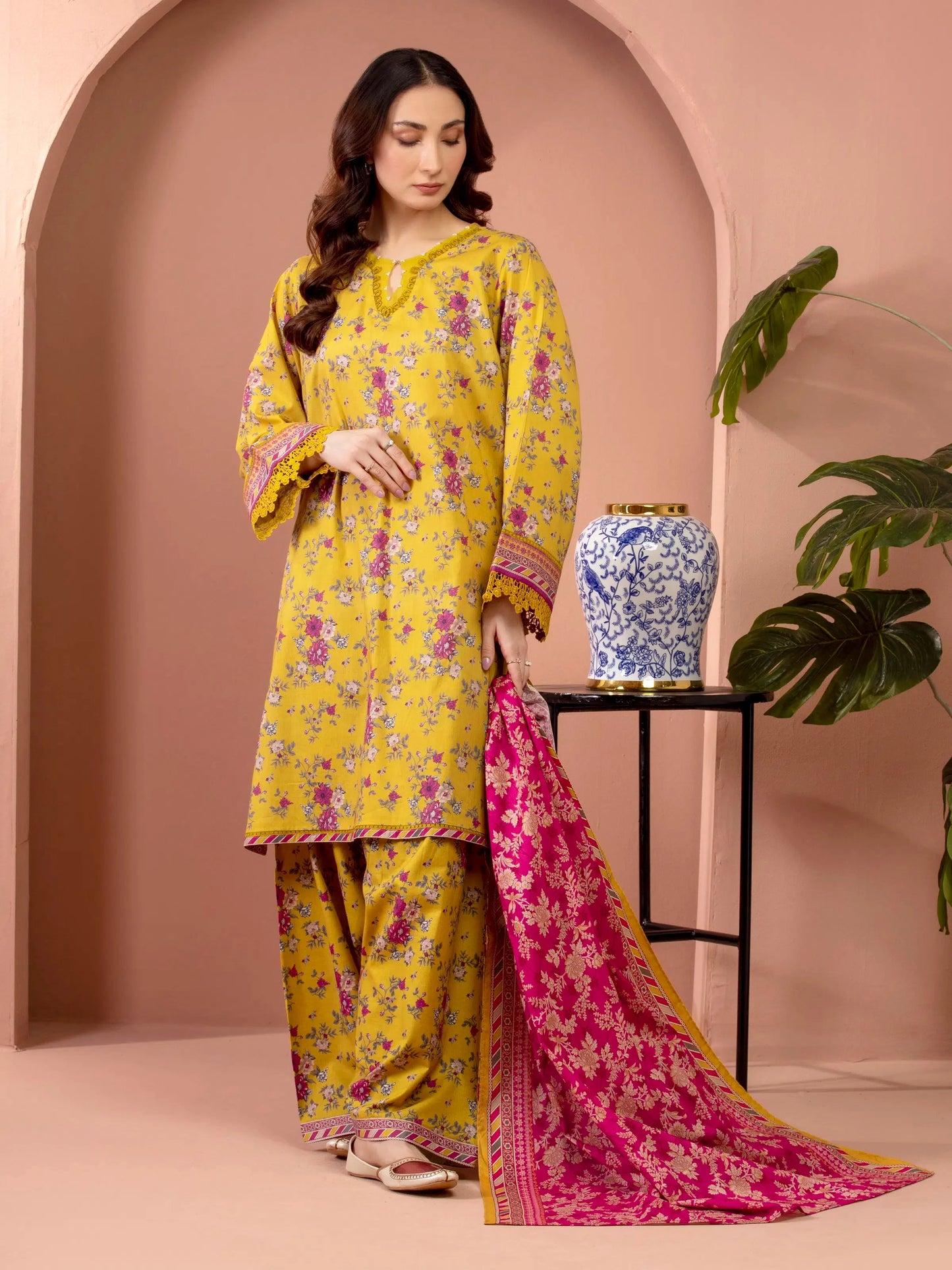 Edenrobe Digital Printed Lawn 3PC