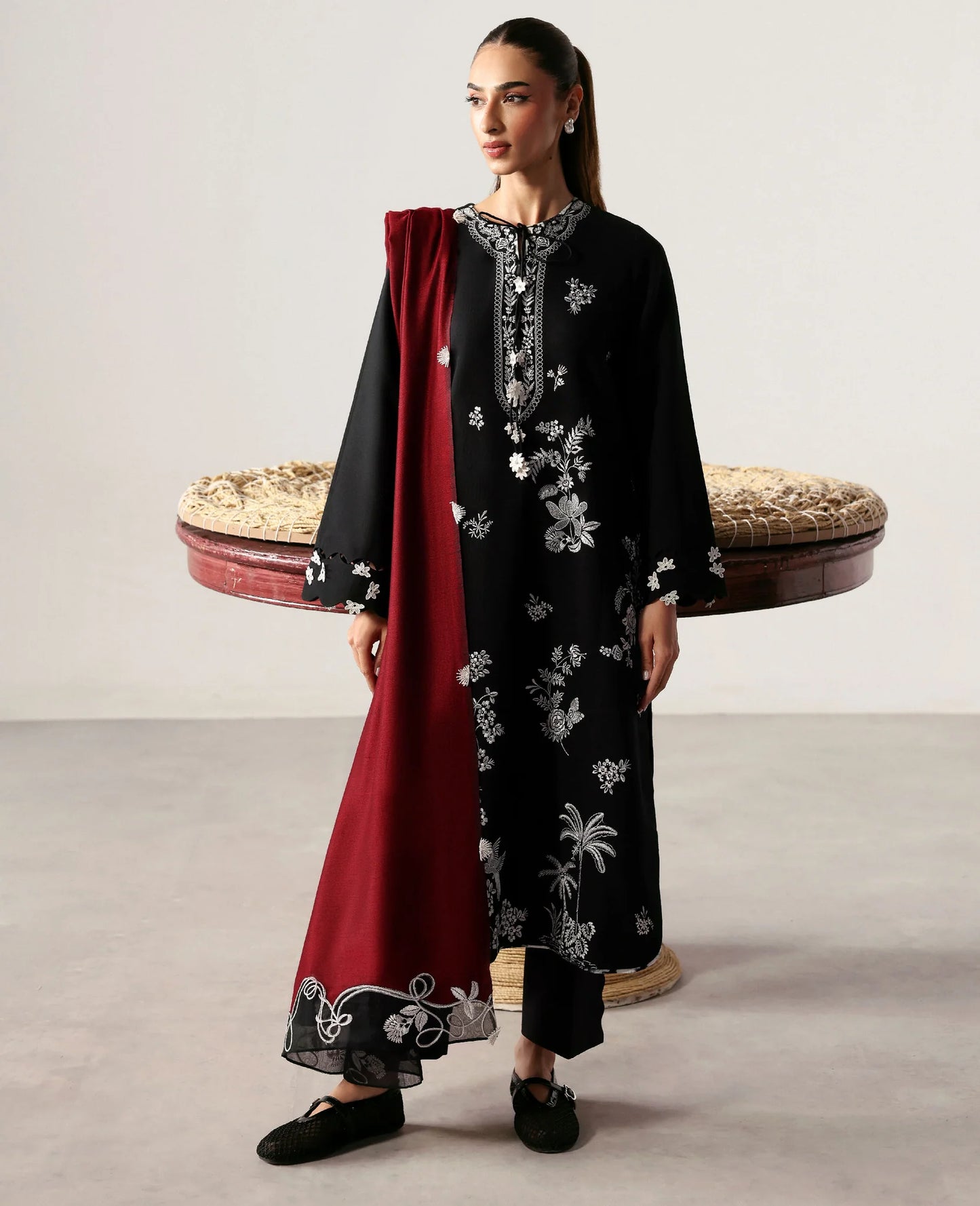 Republic Womens Wear Luxury Embroidered Lawn 3PC