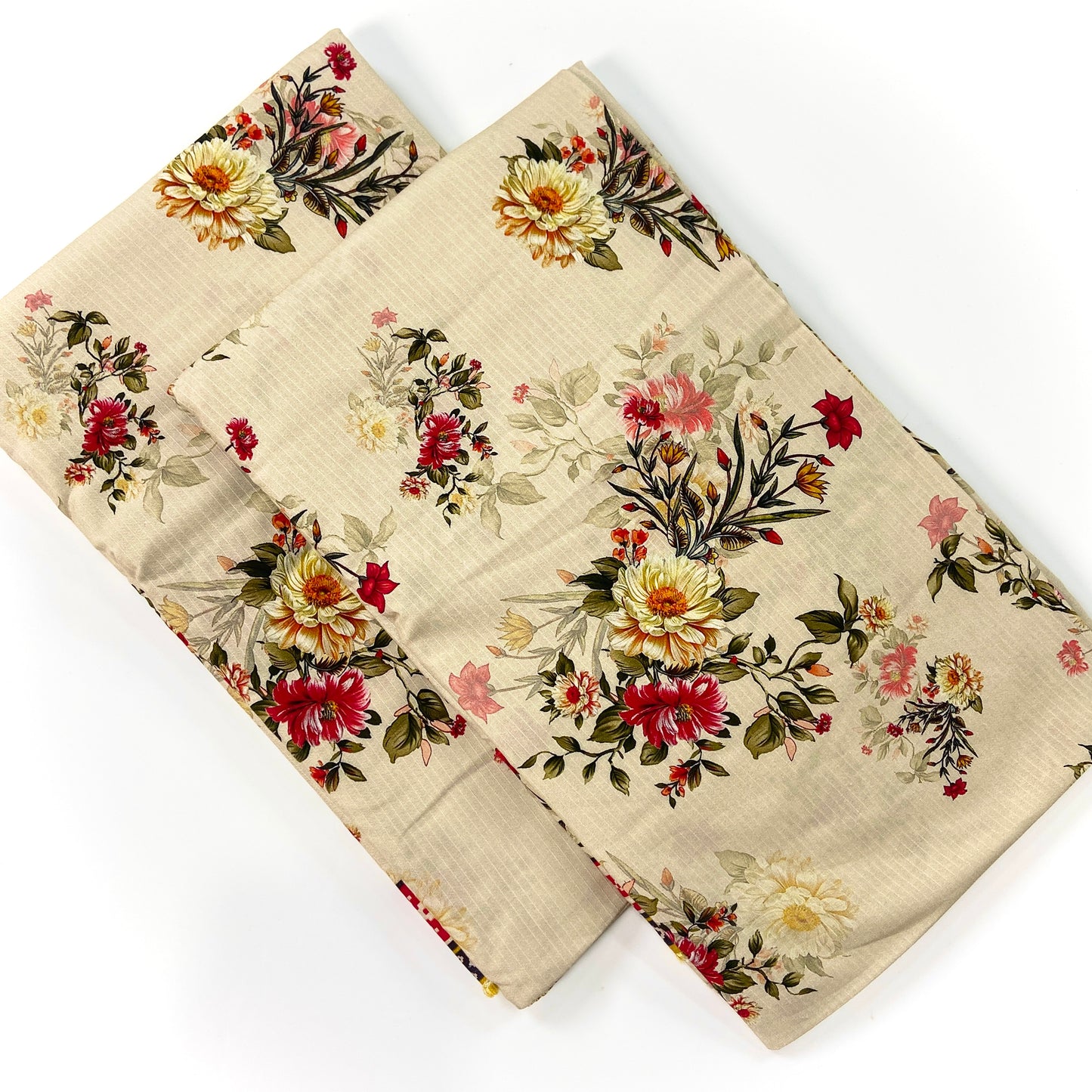 Anaya Noor Printed Bana Dora Slub Linen 2PC
