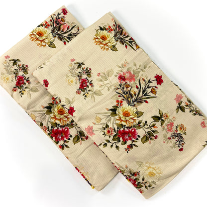 Anaya Noor Printed Bana Dora Slub Linen 2PC