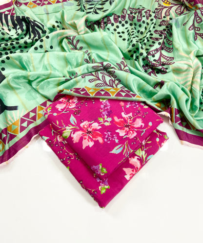 Elegance By Anaya Noor Printed Khaddar 3PC