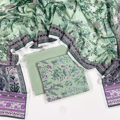 Mashaim Digital Printed Lawn 3PC