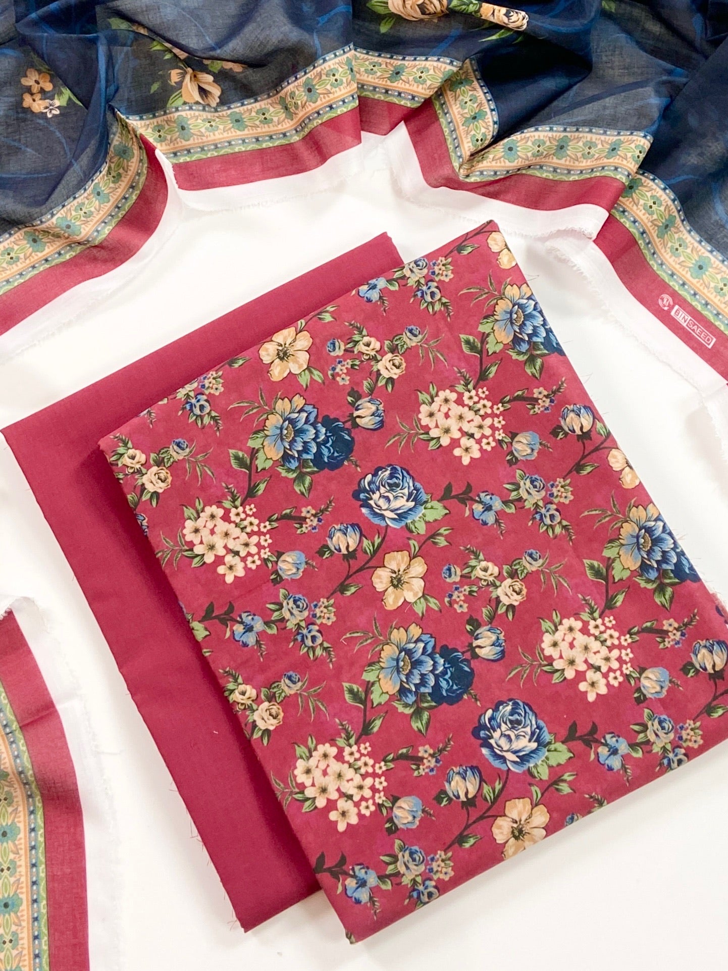 Bin Saeed Digital Printed Lawn 3PC