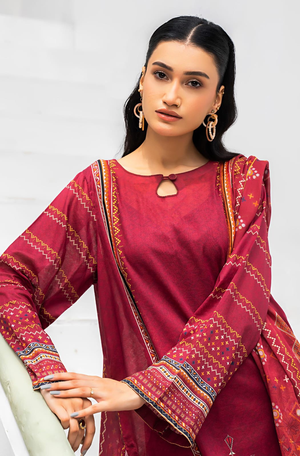 Safanoor Digital Printed Lawn 3-PC