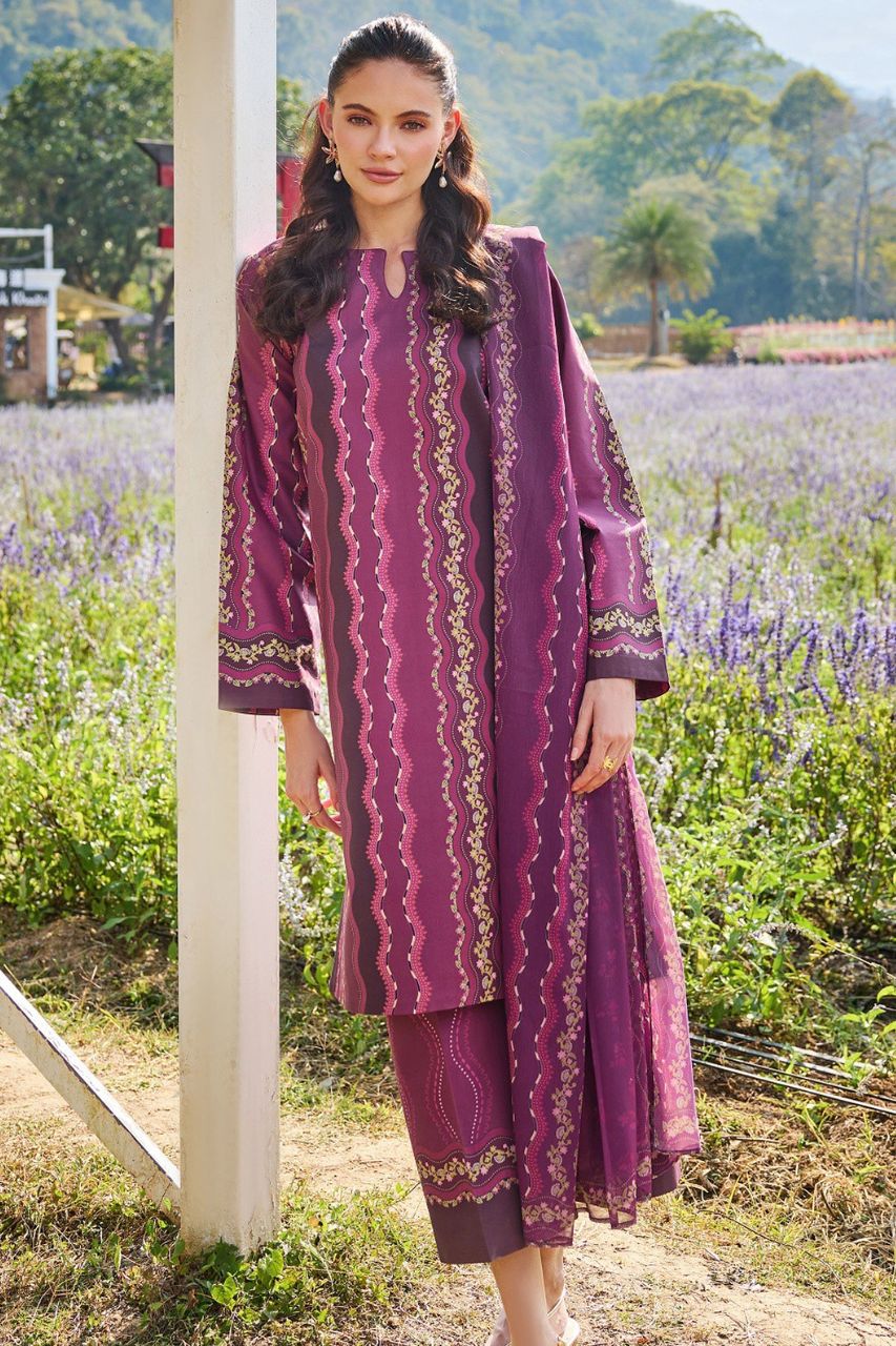 Farasha Digital Printed Lawn 3PC