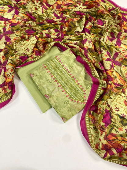 Anaya Noor Bana Dora Embroidered Lawn 3PC
