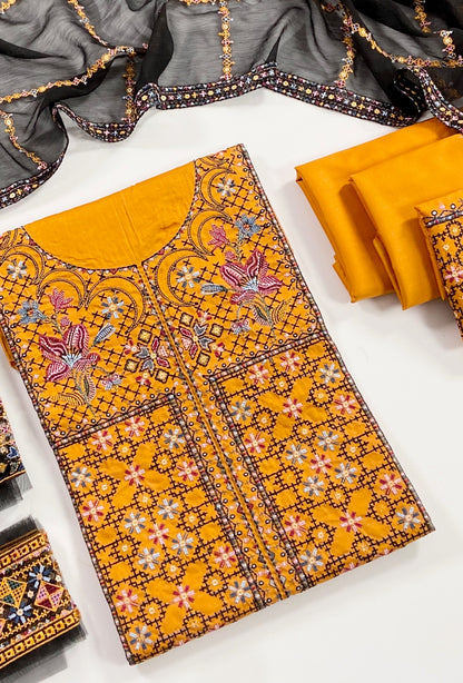 Jazmin Luxury Embroidered Lawn 3PC