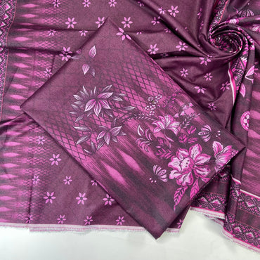 Digital Printed Wool Dhanak-Shirt