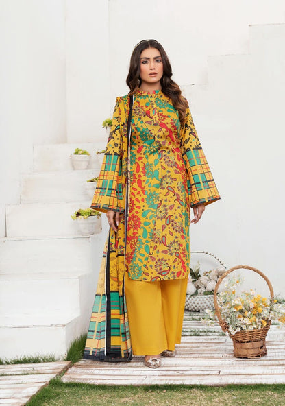 Safa Noor By Nigar Print Lawn 3-PC