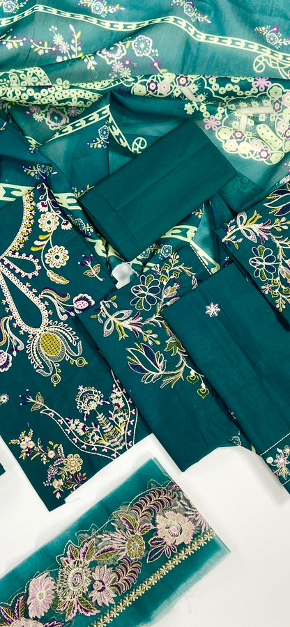 Maria B Embroidered Lawn 3PC