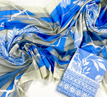 Edenrobe Digital Printed Lawn-2PC