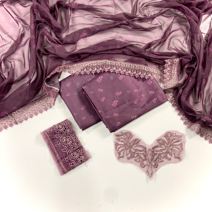 Iznik Premium Silk – With Organza Patches