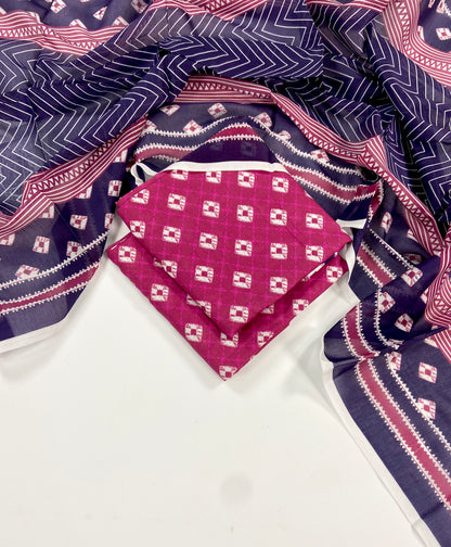 Bin Saeed Digital Printed Lawn 3PC