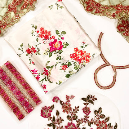 Iznik Luxury Silk With Patches