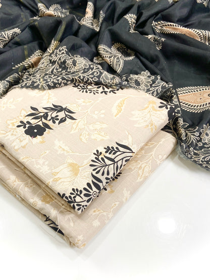 Elegance By Anaya Noor Printed Khaddar 3PC