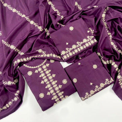 Cross Stitch Luxury Emb Dhanak 3PC