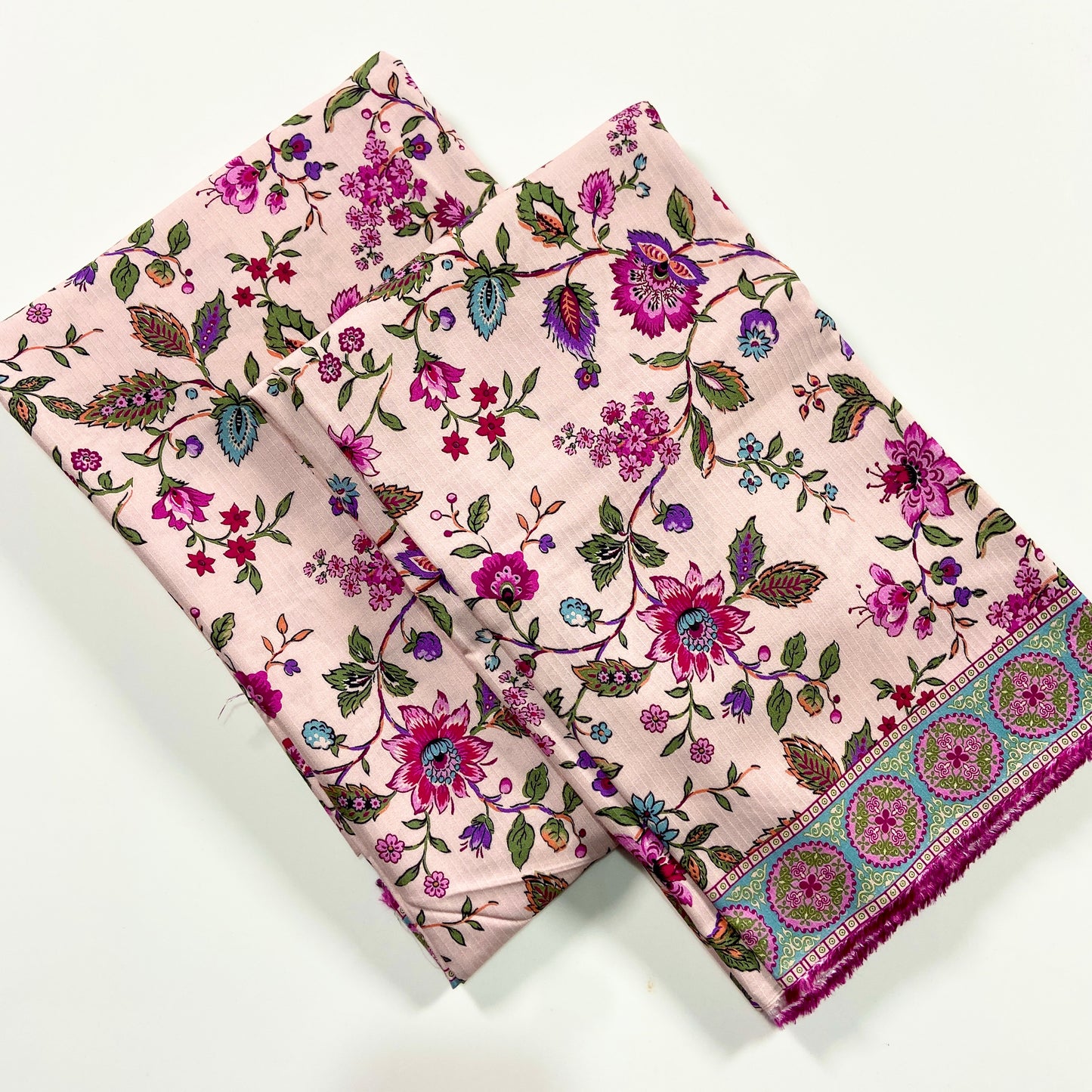 Anaya Noor Printed Bana Dora Slub Linen 2PC