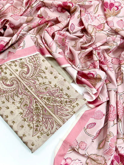 Mausummery Digital Printed Linen 3PC