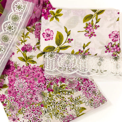 Maria B Emb Luxury Lawn 3PC
