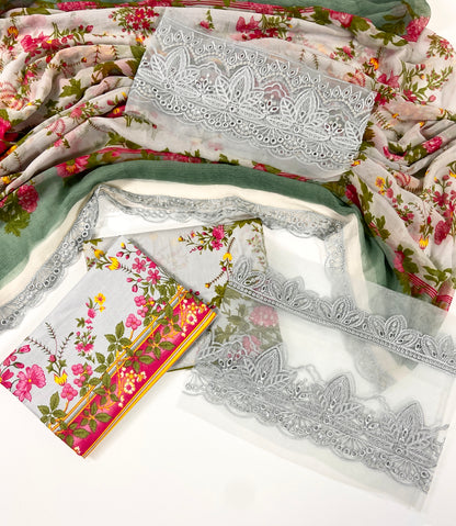 Maria B Emb Luxury Lawn 3PC