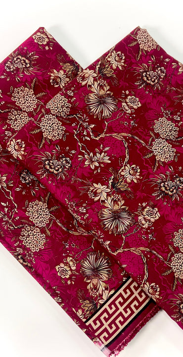 Anaya Noor Printed Bana Dora Slub Linen 2PC