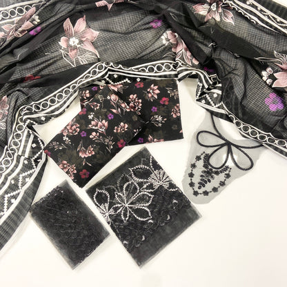 Parizad By Anaya Noor Digital Printed With Sequins Patches 3-PC