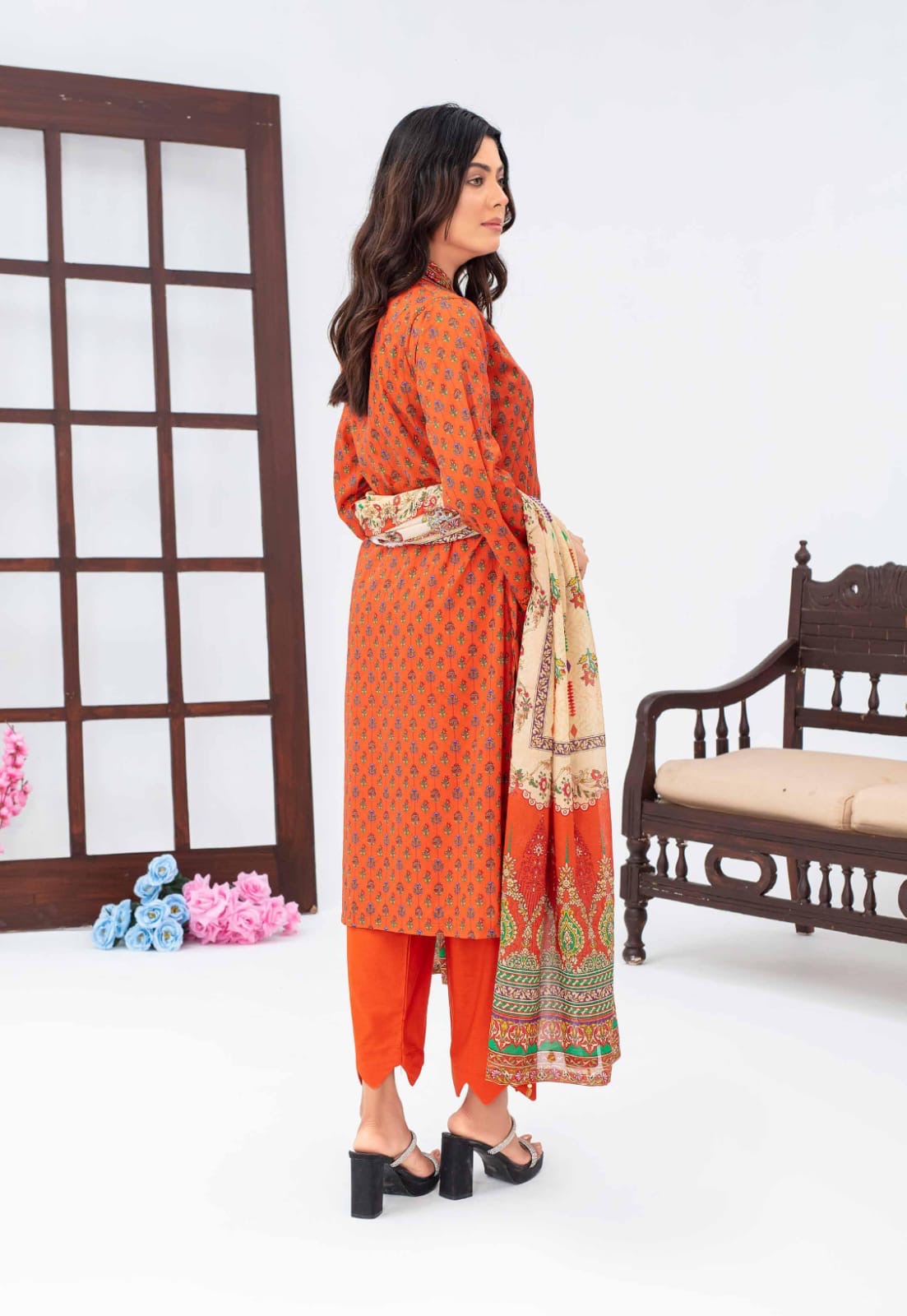 Mahi Digital Printed Lawn 3-PC