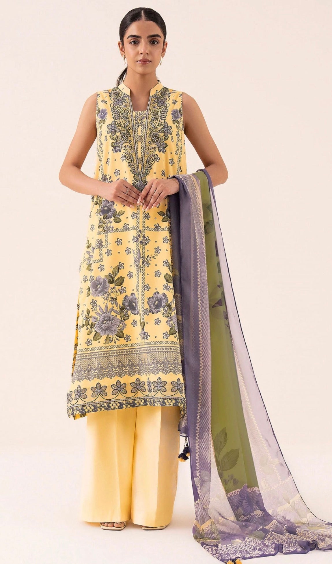 Sapphire Digital Printed Lawn 3PC