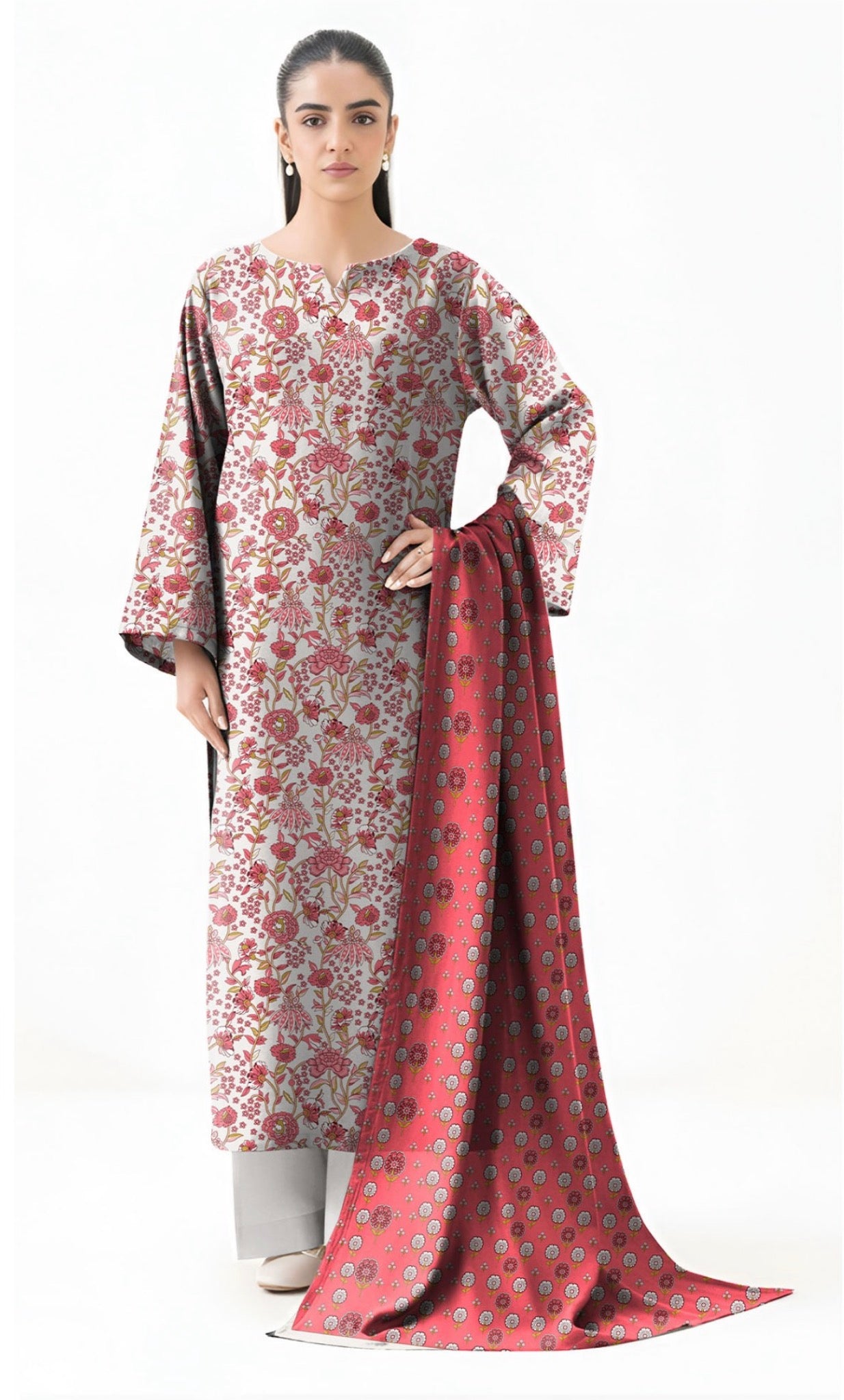 Sapphire Digital Printed Lawn 3PC