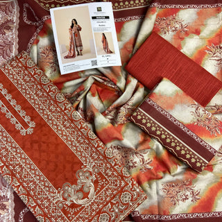 Mausummery Digital Printed Khaddar 3-PC