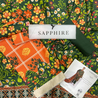 Sappphire Printed Linen-3PC