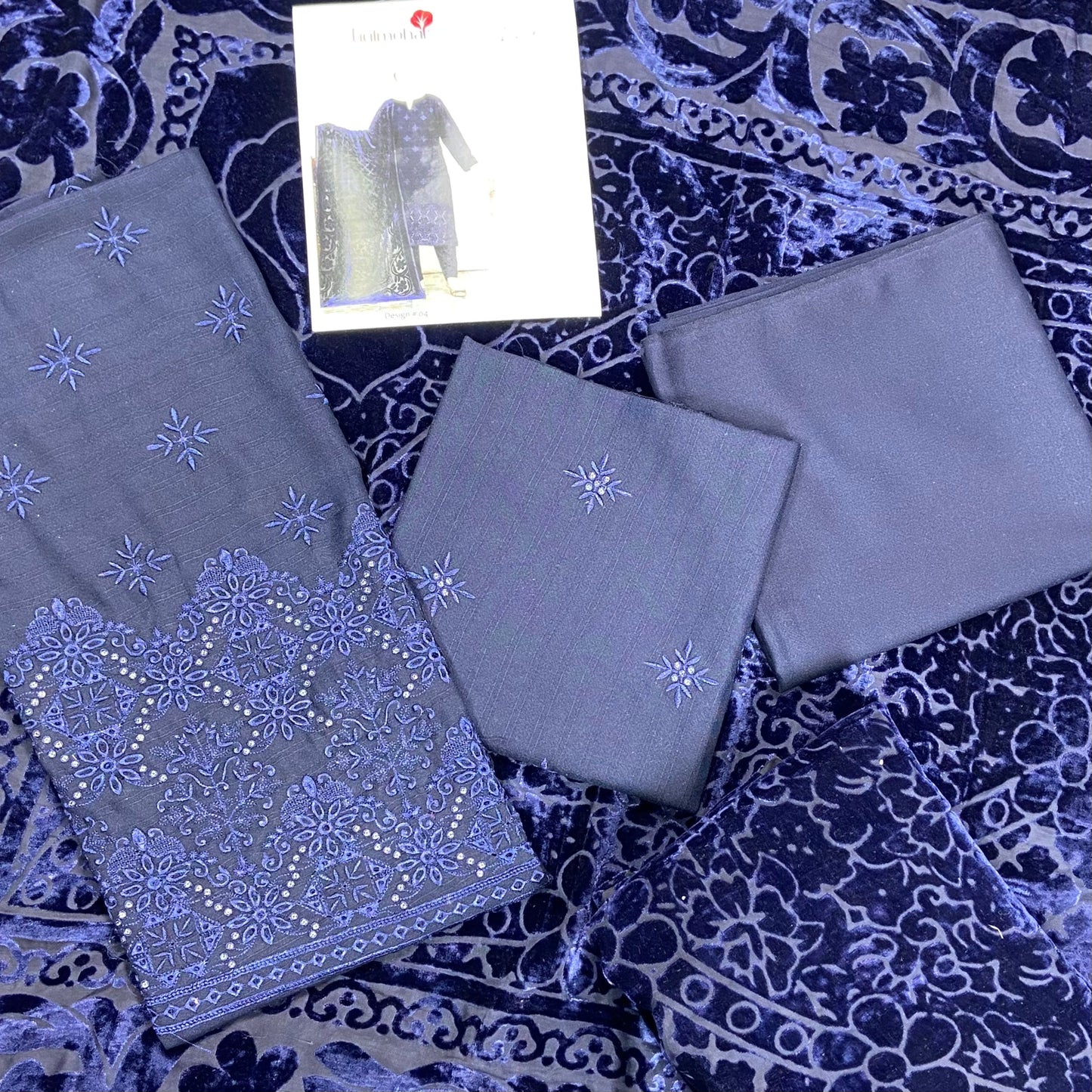 Gulmohar By Anaya Noor Embroidered Slub Wool 3-PC