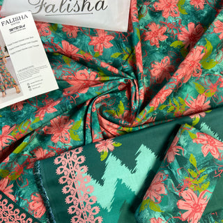 Falisha Print Viscose Linen-3PC