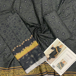 Baroque Printed Dhanak Wool-3PC