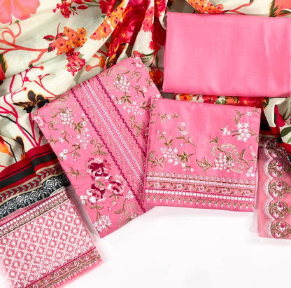 Sobia Nazir Luxury Emb Dhanak 3PC