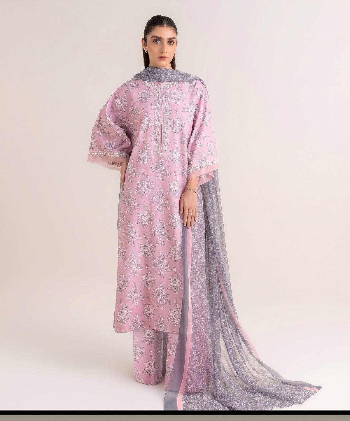 Bareeze Digital Printed Linen 3PC