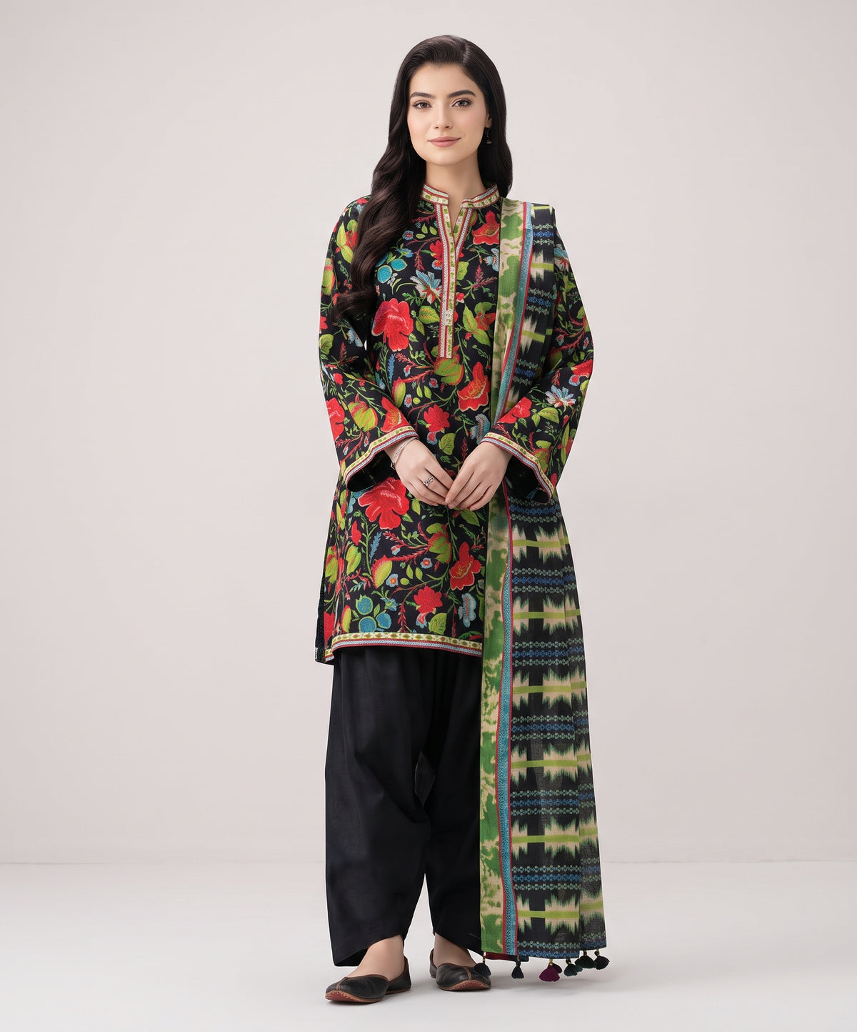 Nishat Digital Printed Linen 3PC