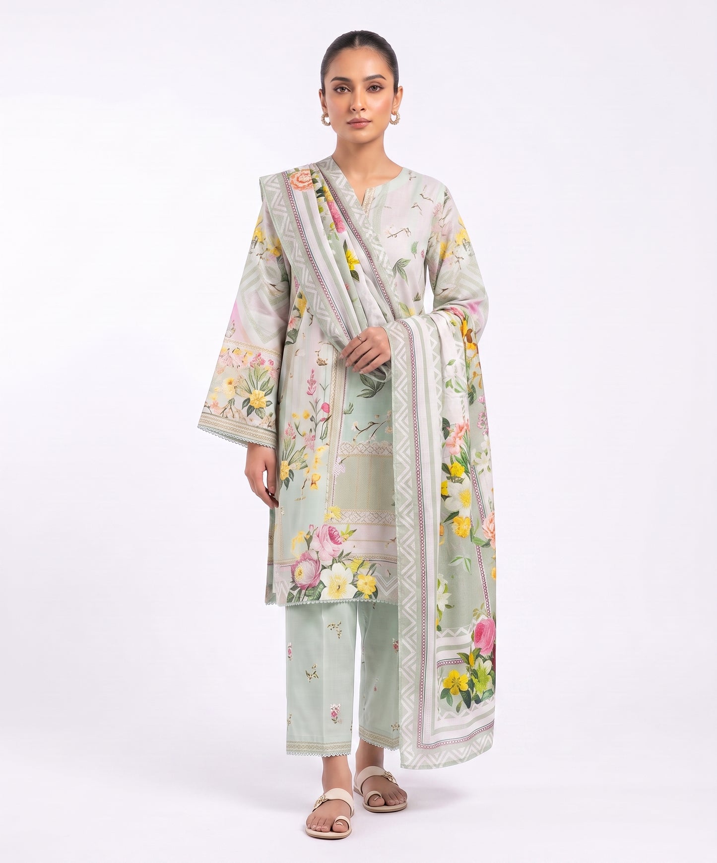 Elaf Premium Digital Printed Lawn 3PC