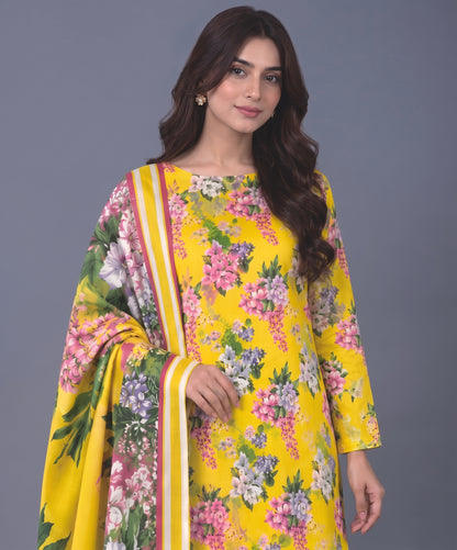 Bareeze Digital Printed Khaddar 3PC