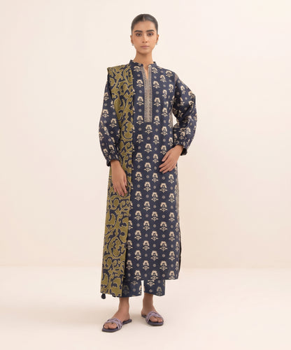 Sapphire Digital Printed Linen 3PC
